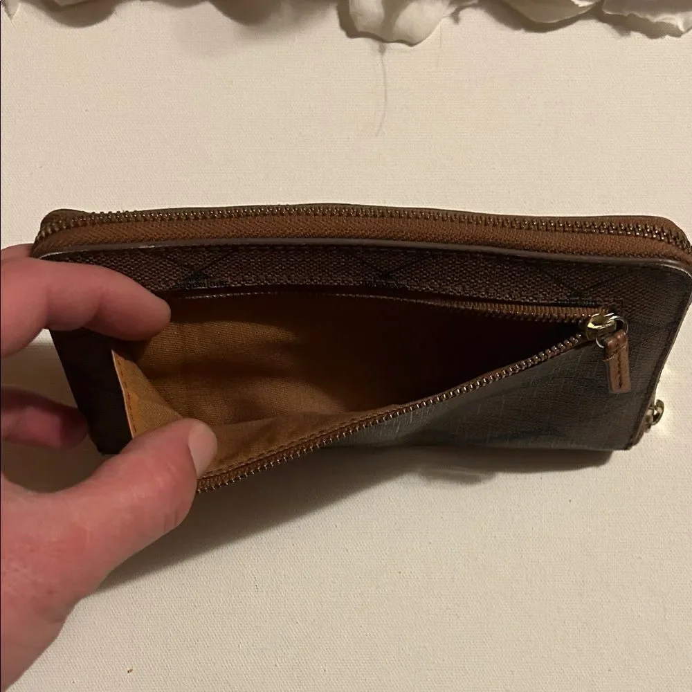 Fossil Brown and Black Wallet